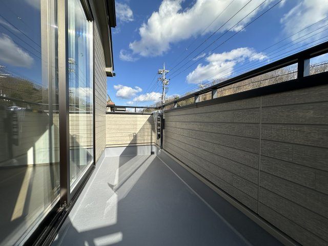 神戸市西区樫野台6丁目新築戸建B号棟のバルコニー