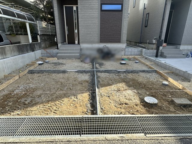 神戸市西区樫野台6丁目新築戸建B号棟の駐車場