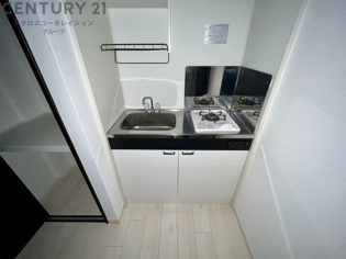 ガスコンロ付きの使いやすいキッチンです！