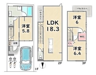 【間取り】 | 右京区嵯峨蜻蛉尻町