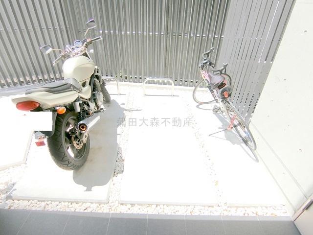 V-music蒲田のその他共用部分|バイク置き場　空き状況等詳細はお問合せ下さい。