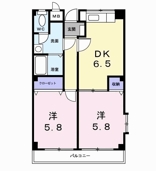 【間取り】 | 上田マンション