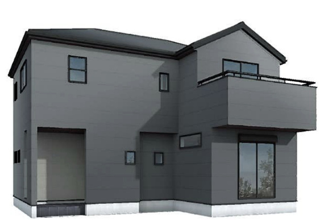 【外観パース】 | 北本市西高尾　新築戸建　全1棟　1号棟 | 1号棟