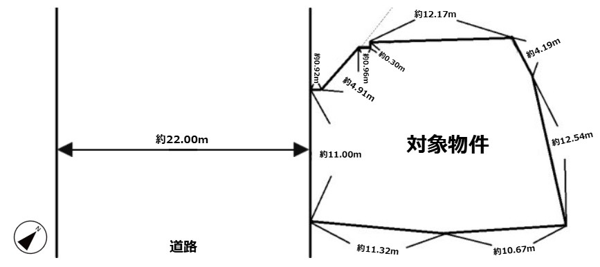 下曽根三丁目4番27号（B-15）の土地図