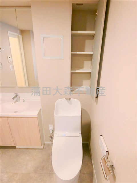 The Aigrette Minami-Kamataジ・エグレットミナミカマタ@仲介手数料無料のトイレ|トイレ　温水洗浄便座