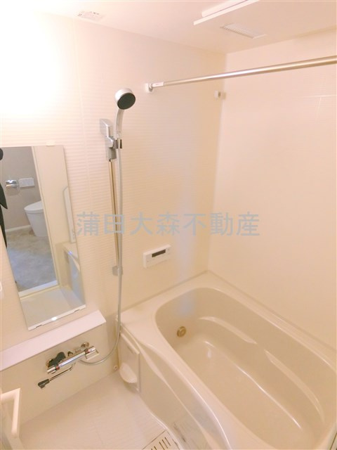 The Aigrette Minami-Kamataジ・エグレットミナミカマタ@仲介手数料無料の浴室|追焚+浴室乾燥機付きのバスルーム　お風呂