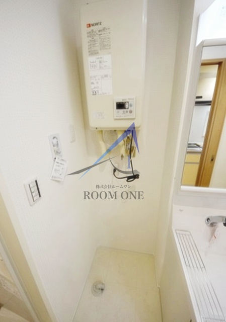 プラム二長町の設備|洗濯機置き場です。