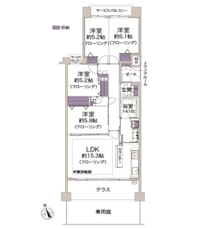 【間取り】 | ステイツ甲子園グランプレイス