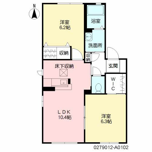 メゾン・グレースAの間取り