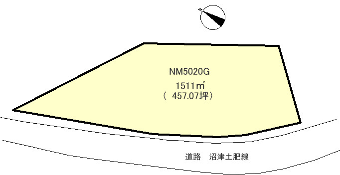 沼津市　戸田 の土地図