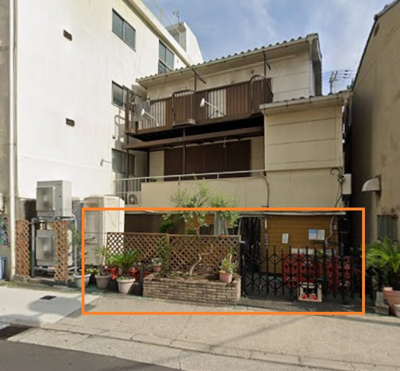 【外観】 | 蒲生４丁目　倉庫 | 店舗部分を倉庫に改装予定です