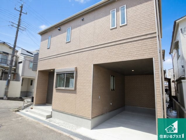 神戸市垂水区乙木　新築一戸建ての外観|お客様に長く安心して住んでいだだける事にこだわった家づくり！住んでからのアフターサービスにもしっかりと取り組んでいます！