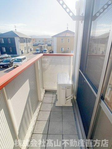 ファンテージ21　A棟のバルコニー