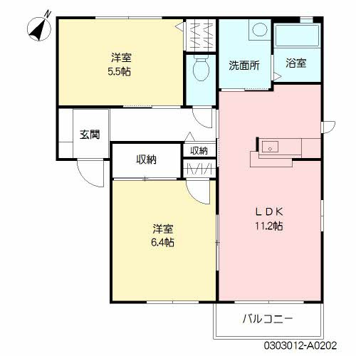 ファンテージ21　A棟の間取り
