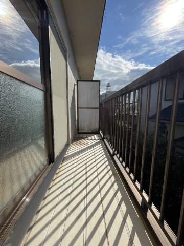 コーポ宮田のバルコニー