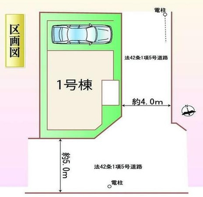 神戸市垂水区乙木　新築戸建の区画図