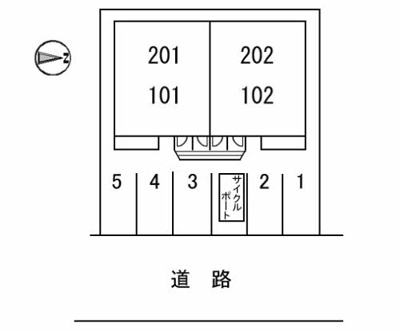 【区画図】 | シャーメゾン西古松