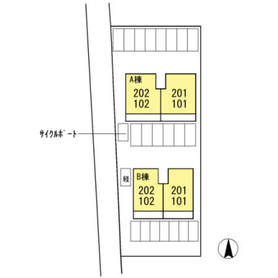 【区画図】 | リヴェール A棟