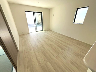 【居間・リビング】 | 【20万円ｷｬｯｼｭﾊﾞｯｸ対象物件】リナージュ生駒郡平群町西宮第2期全2棟2号棟