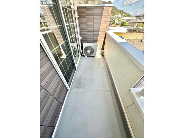 オアシス上ノ茶屋のバルコニー