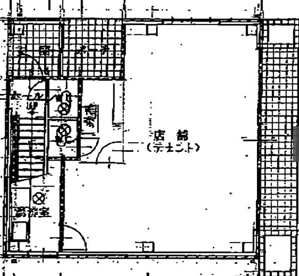 草津市草津２丁目の店舗事務所の間取り
