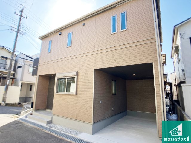 神戸市垂水区乙木　新築一戸建ての外観|お客様に長く安心して住んでいだだける事にこだわった家づくり！住んでからのアフターサービスにもしっかりと取り組んでいます！