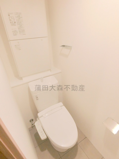 GRAN PASEO大森Ⅲのトイレ|温水洗浄便座付きのトイレ　