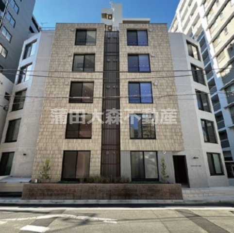 GRAN PASEO大森Ⅲの外観|2025年12月築　RC鉄筋コンクリート造地上5階建て総戸数20戸
東京都品川区南大井3丁目　JR京浜東北線大森駅徒歩7分、京浜急行本線大森海岸駅徒歩6分