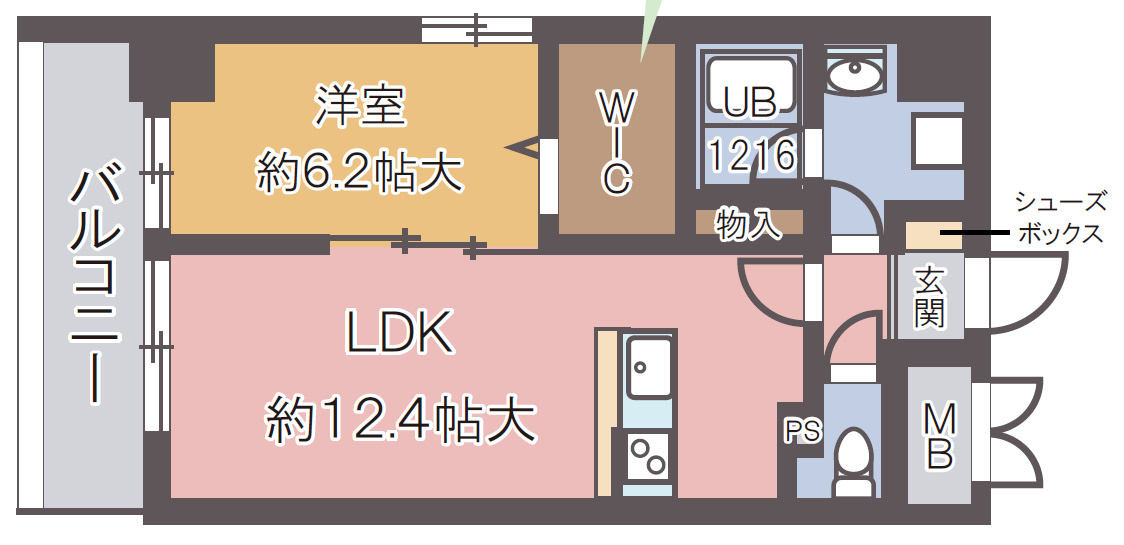 リンデンプラザ心斎橋の間取り