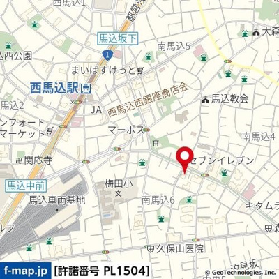 【地図】 | ハイタウン南馬込