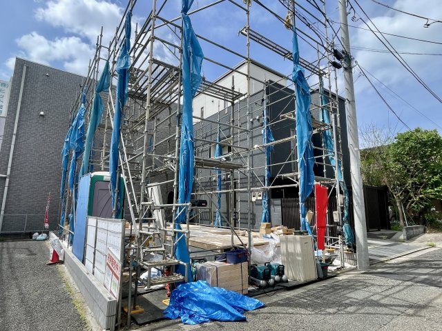 練馬区石神井台4丁目　間口7ｍ×整形地　建築条件付き売地の外観|2026年2月撮影