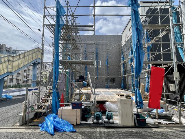 練馬区石神井台4丁目　間口7ｍ×整形地　建築条件付き売地の外観|2026年2月撮影