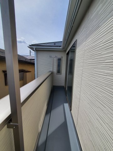 三郷市　天神1丁目　新築戸建　　全1棟のバルコニー|施工例です