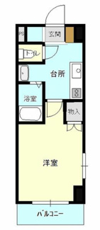 【間取り】 | F&Fアビタシオン | 1K