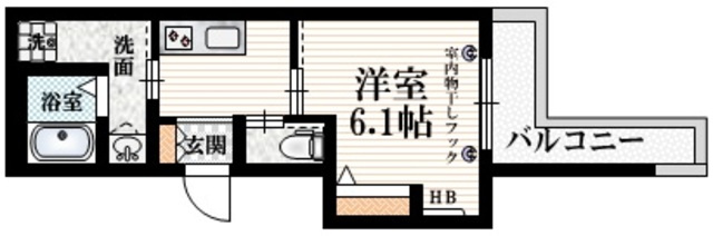 VAN RIEBEECK KASTEELの間取り