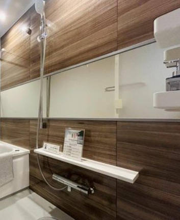 ダイヤパレスワンダースケープの浴室|一日の疲れを癒してくれるバスタイムは幸せな場所ですね。