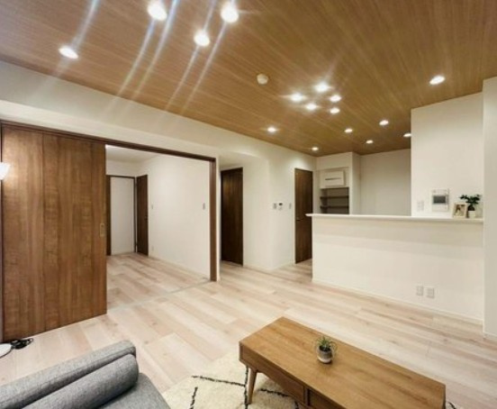 ダイヤパレスワンダースケープの居間・リビング|家族との会話も弾みそうですね。