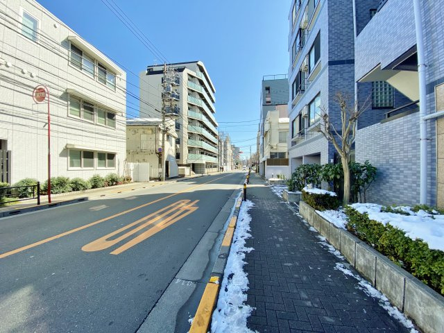 セザール平和台ガーデンの外観|歩道も整備されております
車の往来はそれほど多くなくお子様にも安心の立地です