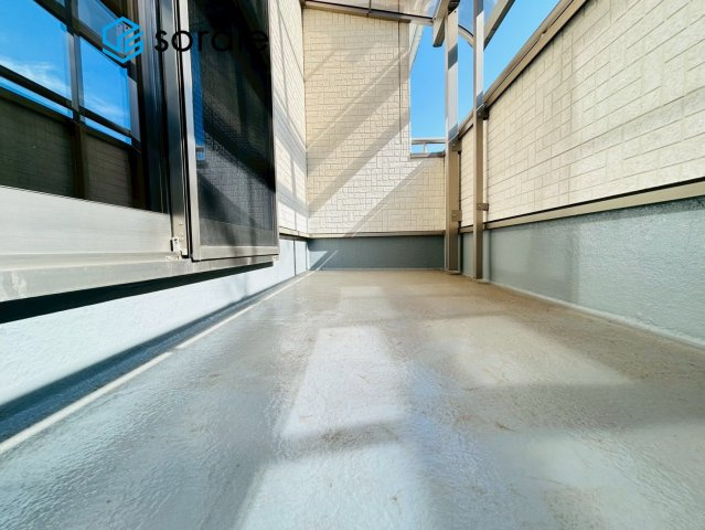 川越市寺尾2期のバルコニー|2/13　撮影