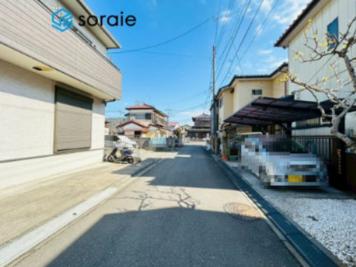 川越市寺尾2期の前面道路含む現地写真|2/13　撮影