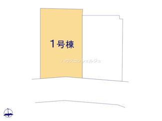【区画図】 | 名古屋市西区坂井戸町153【仲介手数料無料】新築一戸建て　1号棟