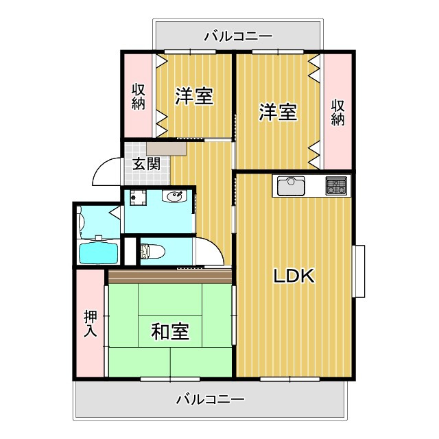 グレース蓮池の間取り