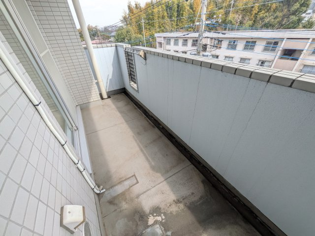 第２アベコーマンションのバルコニー