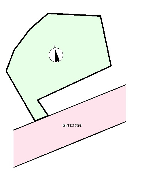 S1704G　柿崎売地の土地図