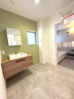 新築戸建　沼津市本郷町１期　全１棟の脱衣所