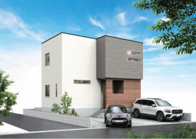 新築戸建　沼津市本郷町１期　全１棟の外観パース|イメージパース