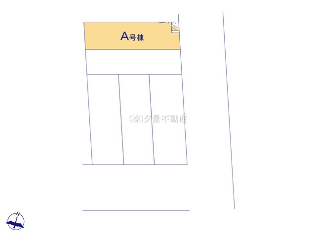 《仲介手数料無料》南区文蔵５丁目8-1新築一戸建てサニータウンの区画図