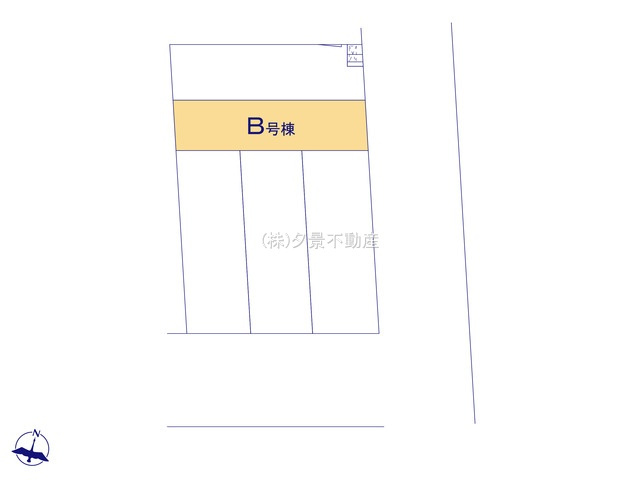 《仲介手数料無料》南区文蔵５丁目8-1新築一戸建てサニータウンの区画図