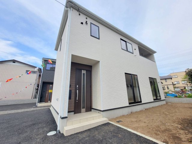 【Cradle garden】宇都宮市宝木本町 第7 全2棟の外観|〇2号棟〇
3LDK+ルーフバルコニー+カースペース2台
19.7帖の広々リビングが特徴の2号棟！
※2026年4月撮影