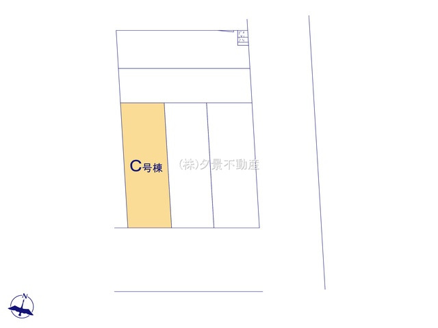 《仲介手数料無料》南区文蔵５丁目8-1新築一戸建てサニータウンの区画図